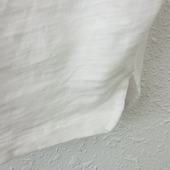 LOFT blouse small white dolman boho coastal neutral - Picture 5 of 6